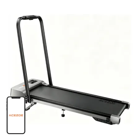 ACEZOE P12 Foldable Electric Treadmill (Black and Gray)